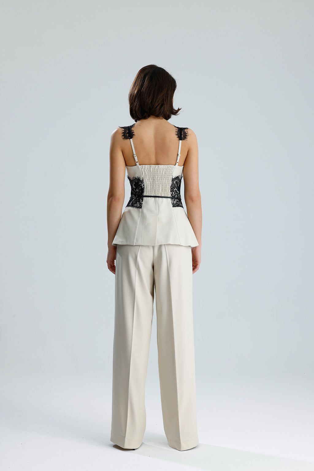 Lace Trim Utility Vest